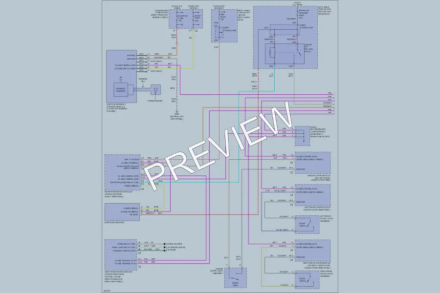 2006 Cadillac CTSV Anti Theft wiring diagram preview