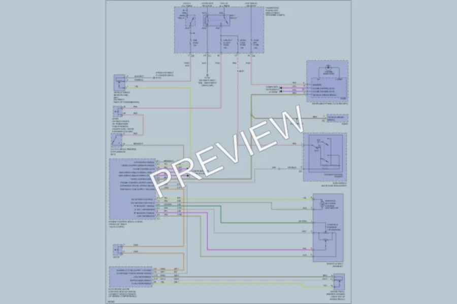 2006 Cadillac CTSV Cruise Control wiring diagram preview
