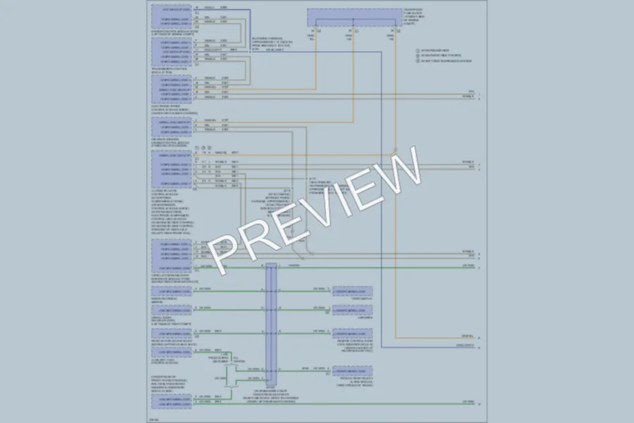 2006 Cadillac DTS Computer Data Lines wiring diagram preview