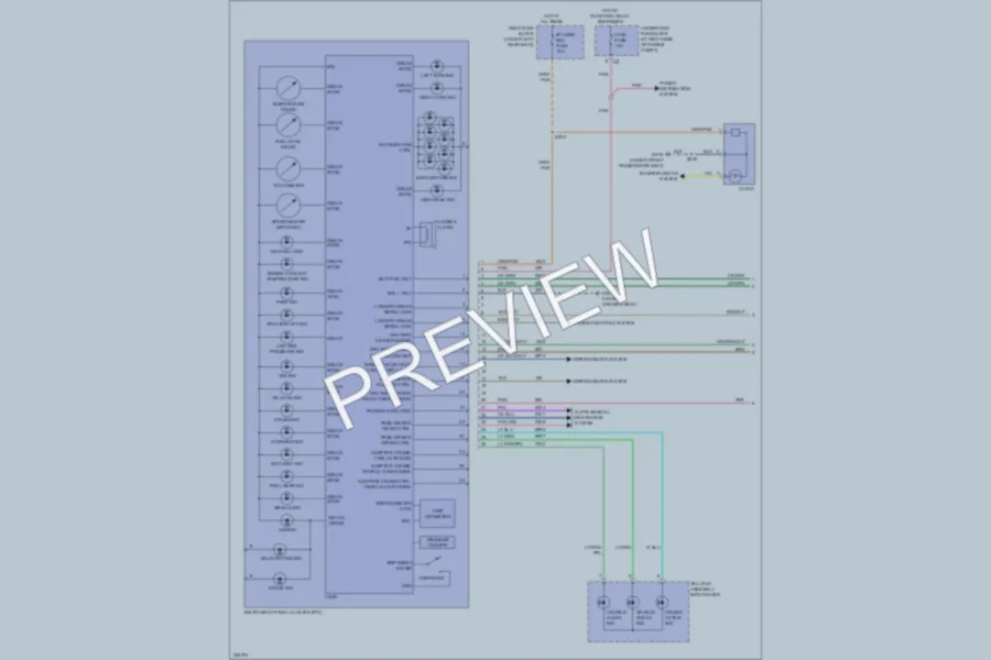 2006 Cadillac DTS Instrument Cluster wiring diagram preview