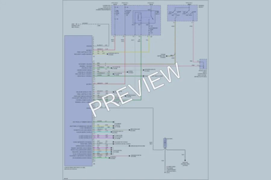 2006 Cadillac SRX Body Control Modules wiring diagram preview