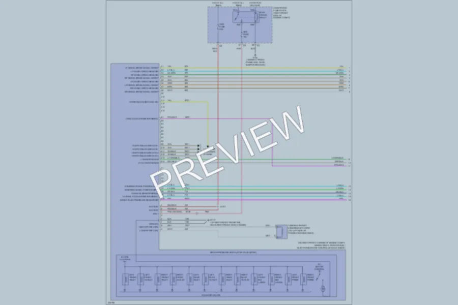 2006 Cadillac STS Anti Lock Brakes wiring diagram preview