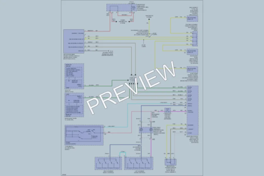 2006 Cadillac STS Cruise Control wiring diagram preview
