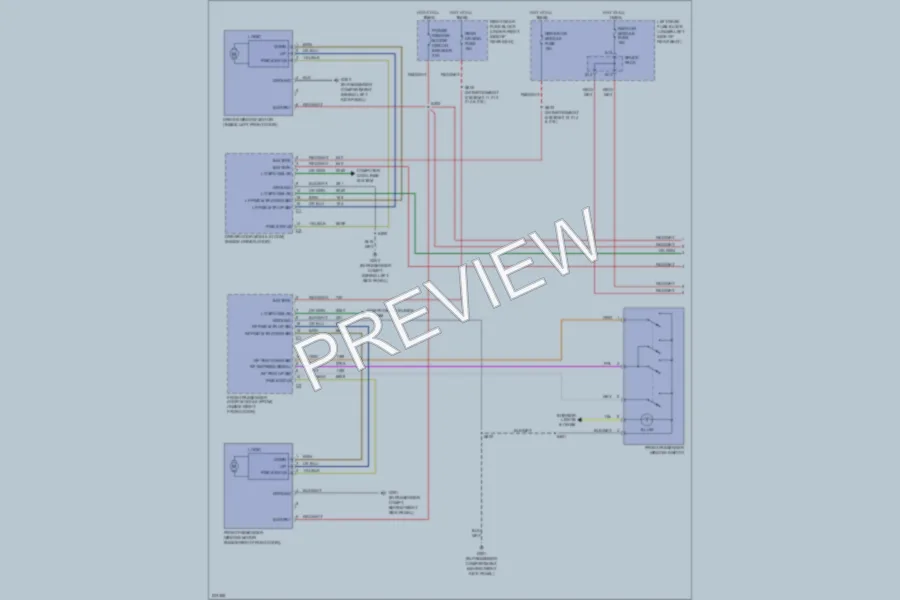 2006 Cadillac STS Power Windows wiring diagram preview