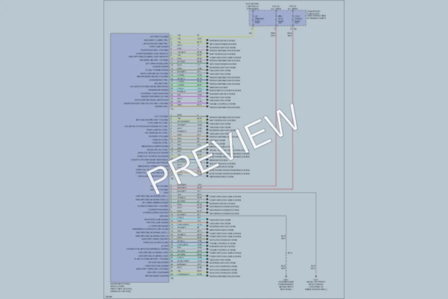 2006 Cadillac STSV Body Control Modules wiring diagram preview