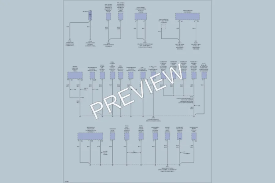 2006 Cadillac STSV Ground Distribution wiring diagram preview