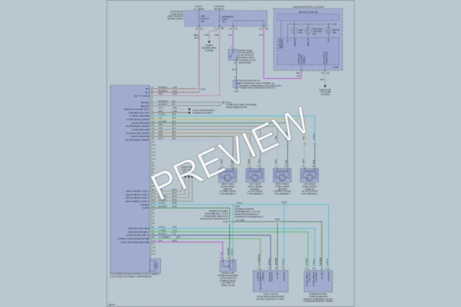 2006 Cadillac XLR Anti Lock Brakes wiring diagram preview