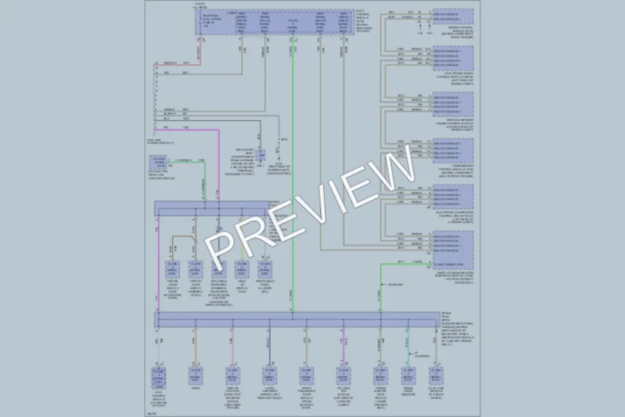 2006 Cadillac XLR Computer Data Lines wiring diagram preview