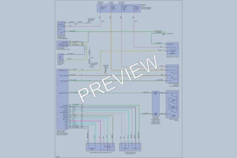 2006 Chevrolet Aveo Cruise Control wiring diagram preview