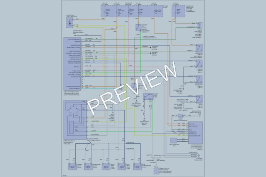 2006 Chevrolet Aveo Power Door Locks wiring diagram preview