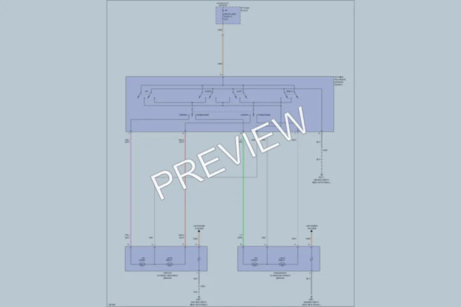2006 Chevrolet Aveo Power Mirrors wiring diagram preview