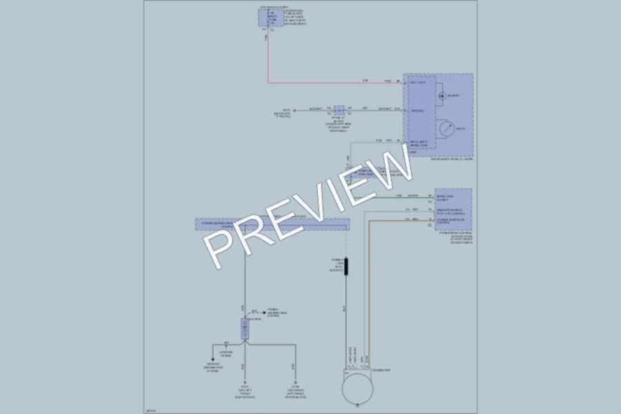 2006 Chevrolet C1500Avalanche Starting Charging wiring diagram preview