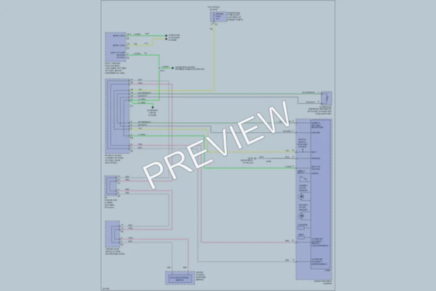 2006 Chevrolet C2500Suburban Power Mirrors wiring diagram preview