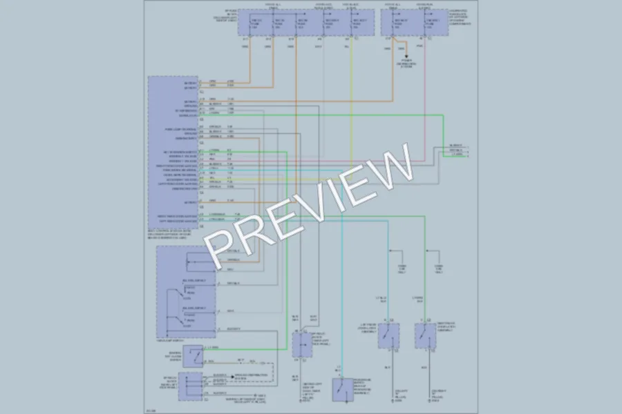 2006 Chevrolet 3500 Warning Systems wiring diagram preview