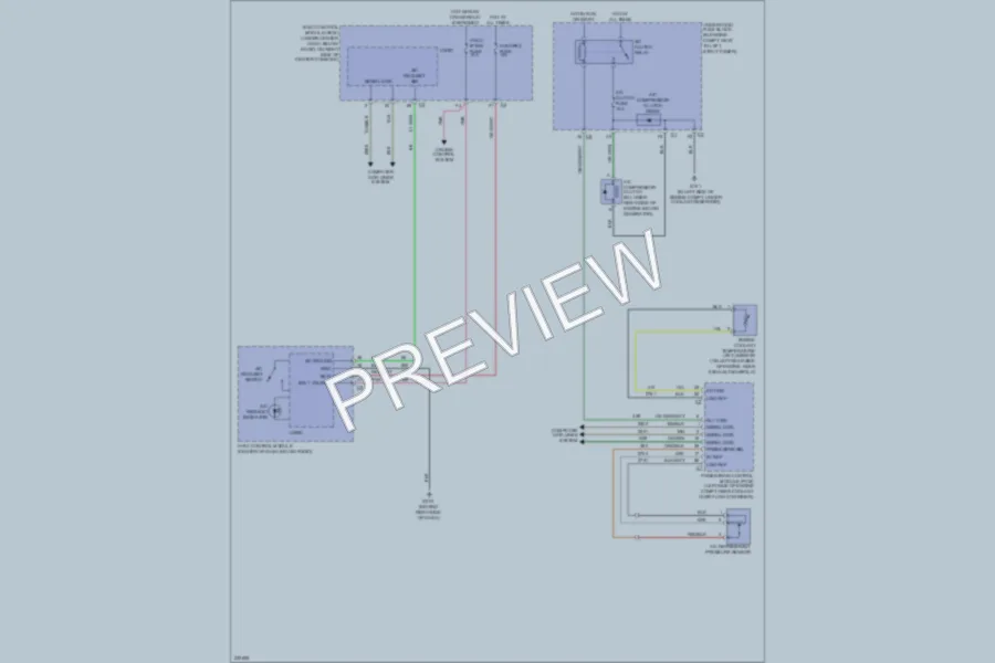 2006 Chevrolet Cobalt Air Conditioning wiring diagram preview