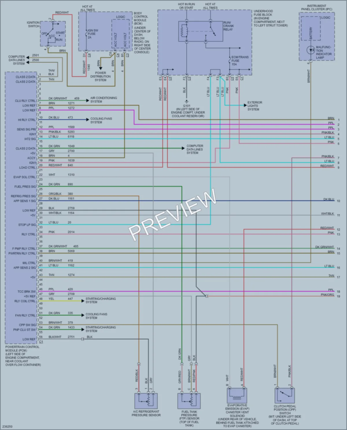 2006 Chevrolet Cobalt Engine Performance wiring diagram preview