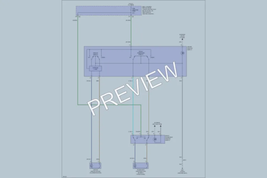 2006 Chevrolet Cobalt Power Windows wiring diagram preview