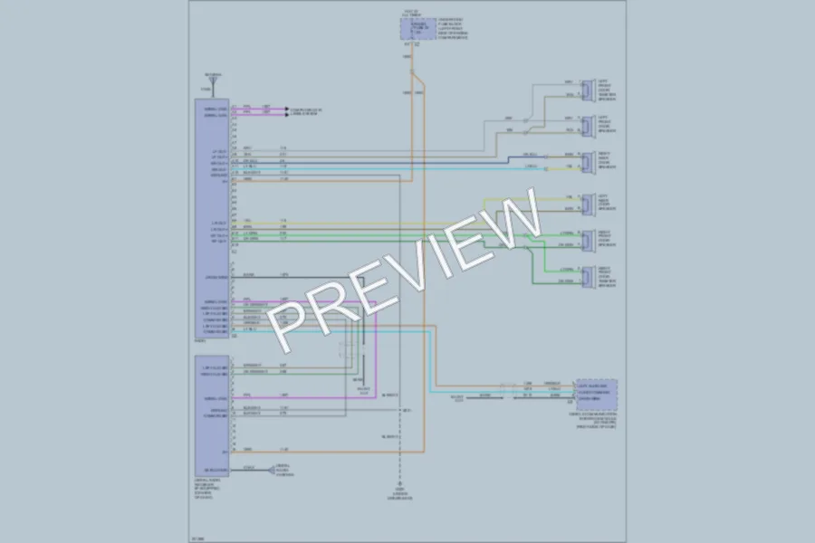 2006 Chevrolet Colorado Radio wiring diagram preview
