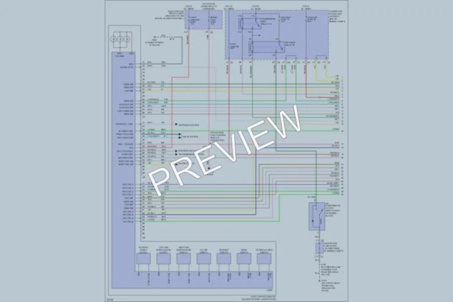2006 Chevrolet Corvette Air Conditioning wiring diagram preview