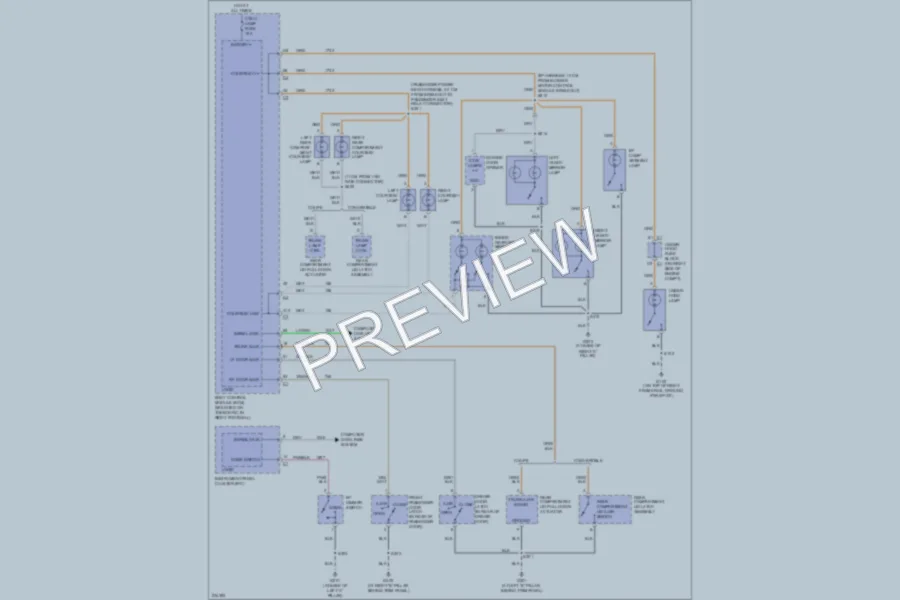2006 Chevrolet Corvette Interior Lights wiring diagram preview