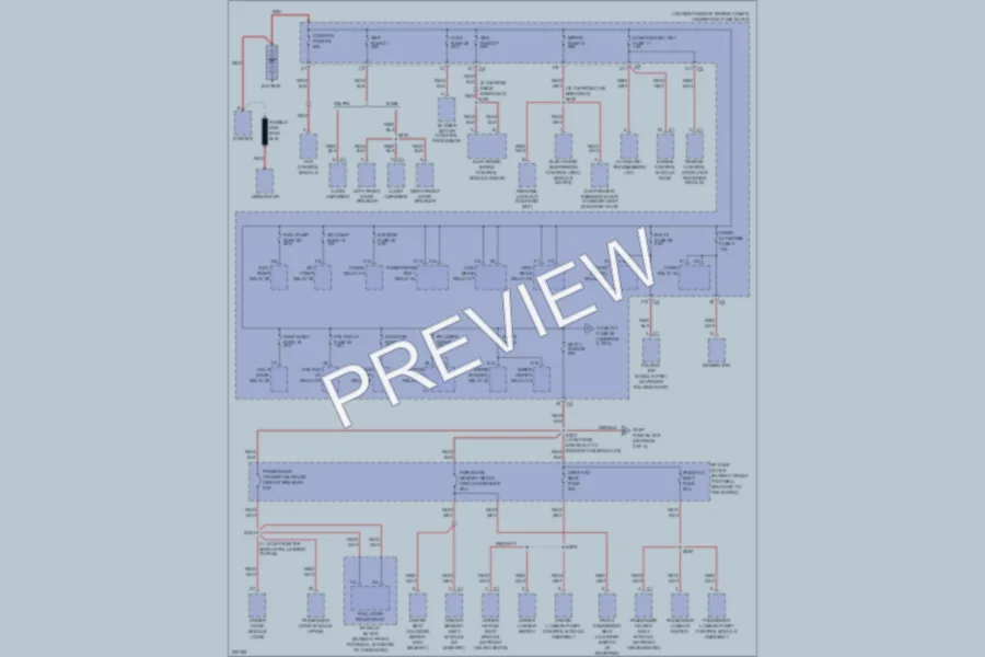 2006 Chevrolet Corvette Power Distribution wiring diagram preview