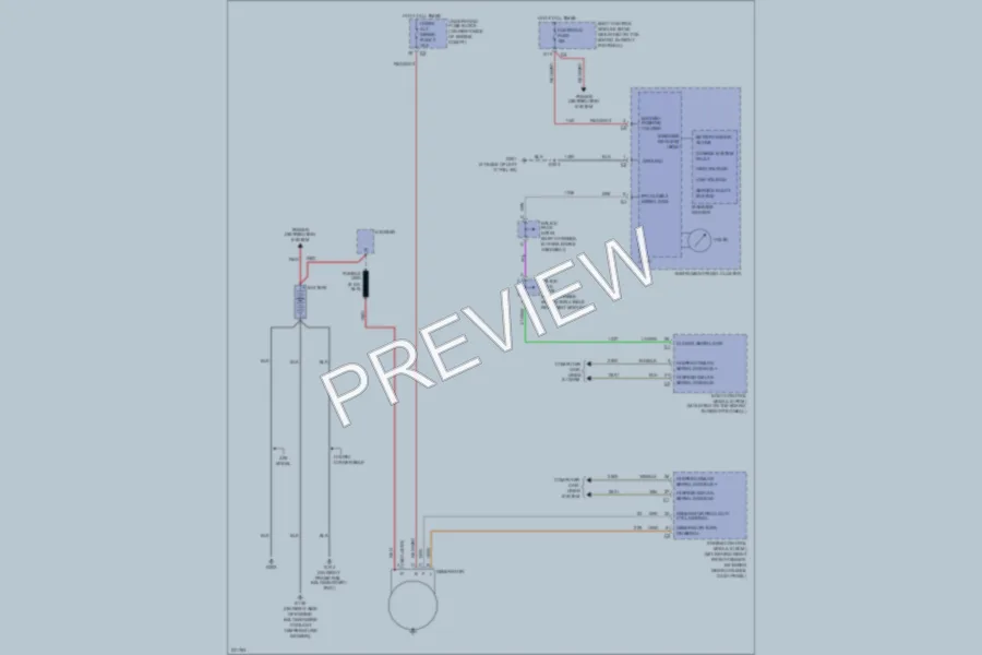 2006 Chevrolet Corvette Starting Charging wiring diagram preview