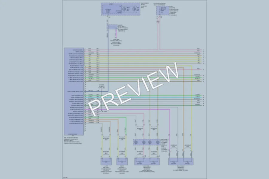 2006 Chevrolet Corvette Supplemental Restraints wiring diagram preview