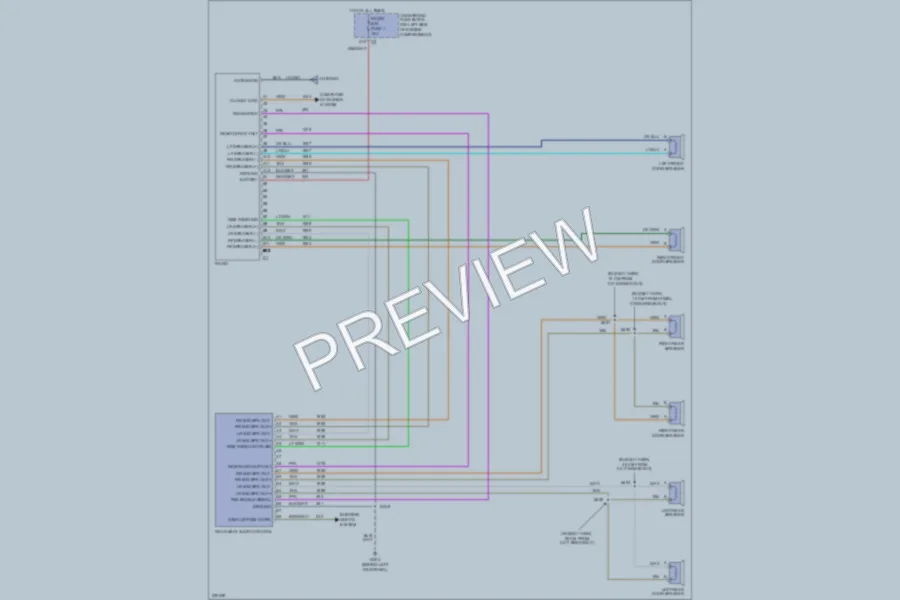 2006 Chevrolet G2500 Radio wiring diagram preview