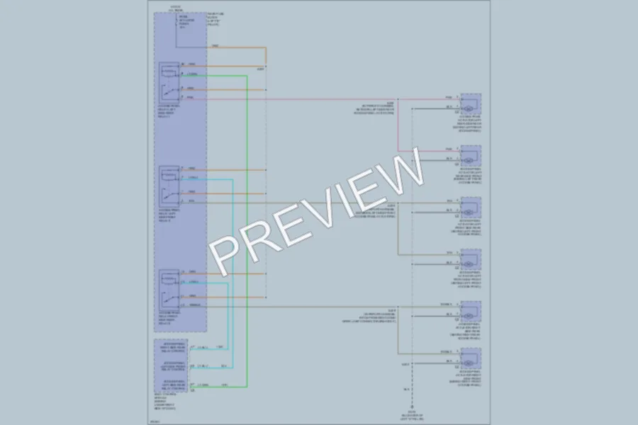 2006 Chevrolet G2500 Trunk Tailgate Fuel Door wiring diagram preview