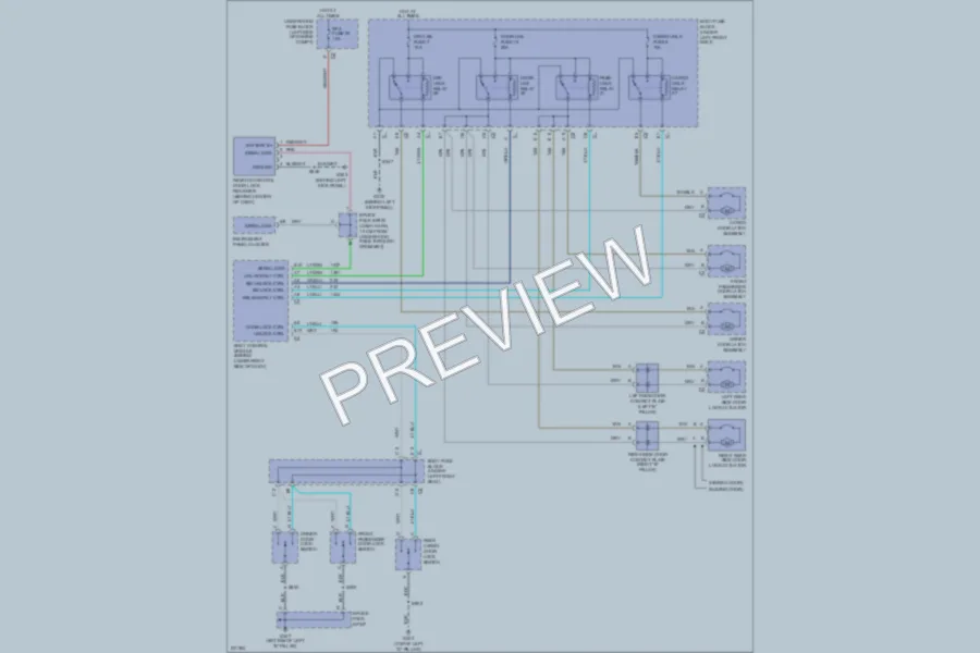 2006 Chevrolet G2500 Power Door Locks wiring diagram preview