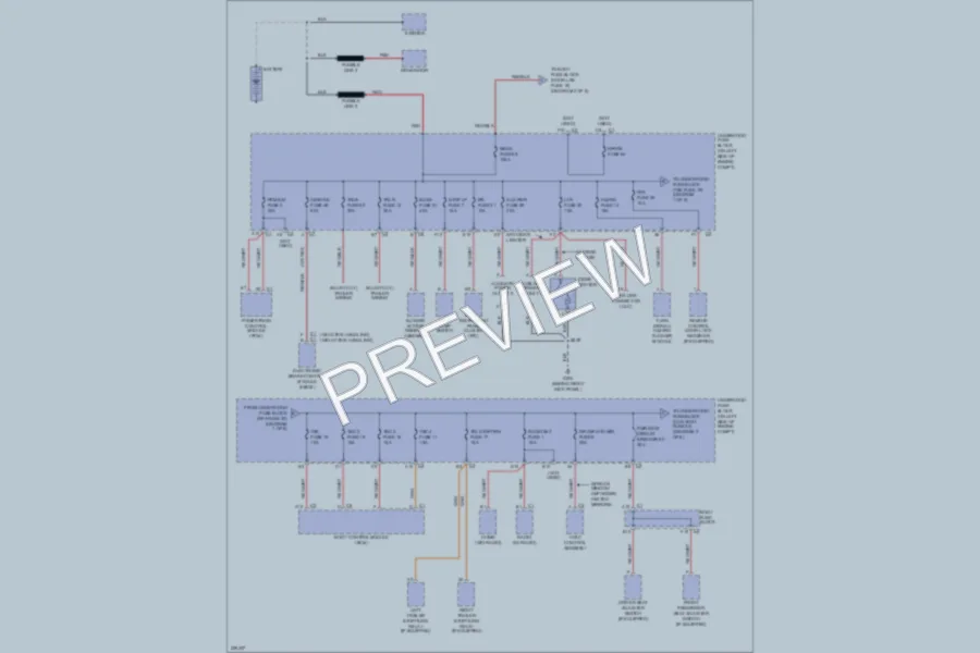 2006 Chevrolet G2500 Power Distribution wiring diagram preview