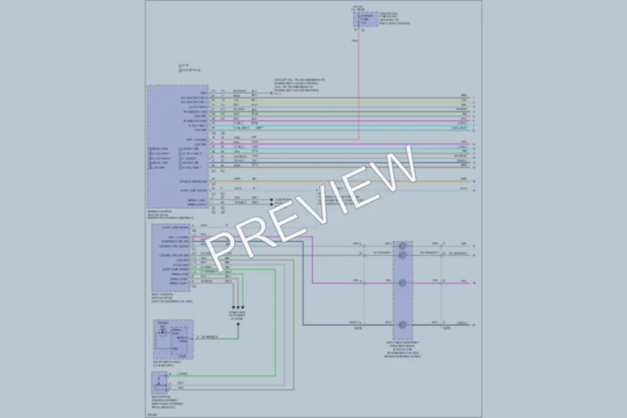 2006 Chevrolet Impala Cruise Control wiring diagram preview