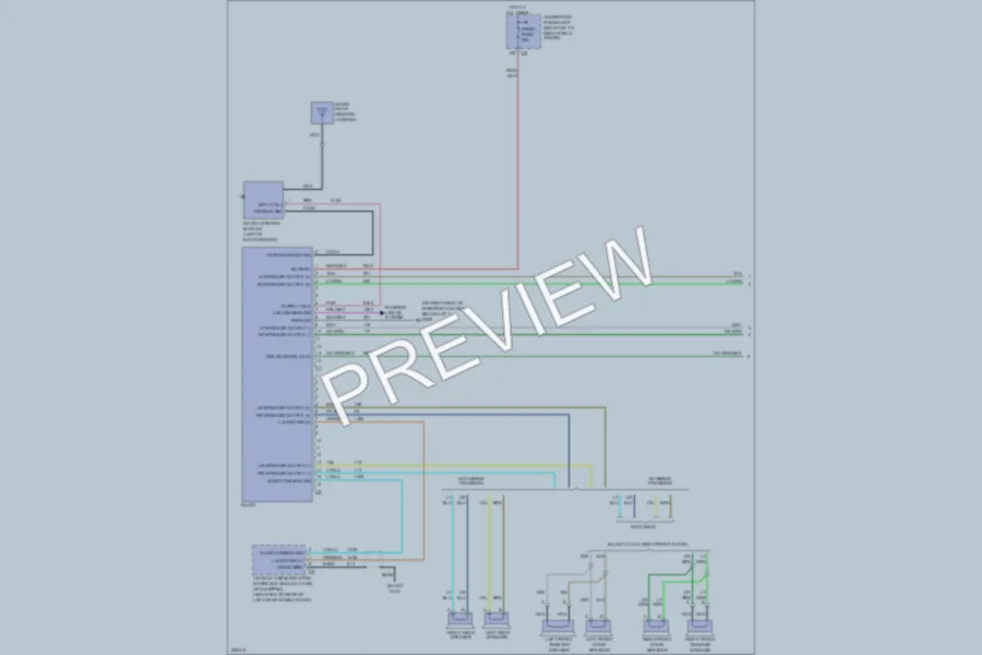2006 Chevrolet Impala Radio wiring diagram preview