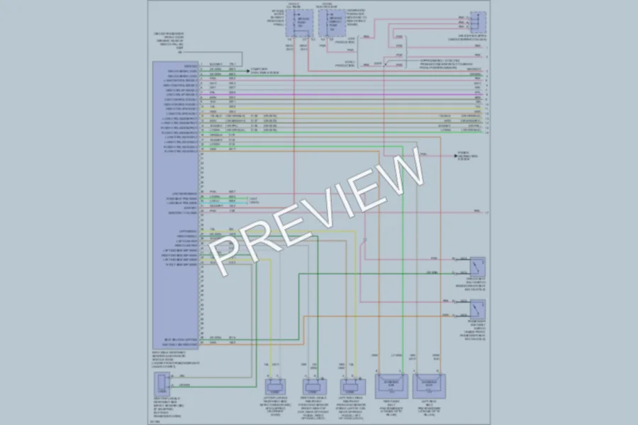 2006 Chevrolet Impala Supplemental Restraints wiring diagram preview