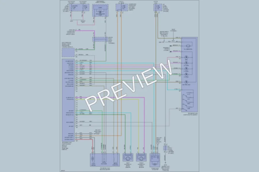 2006 Chevrolet 3500 Transmission wiring diagram preview