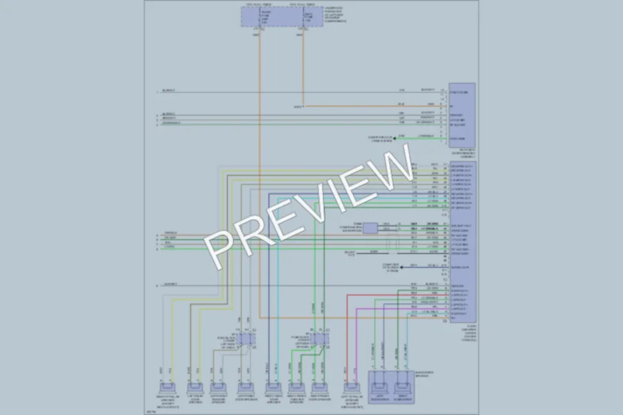 2006 Chevrolet K2500Suburban Radio wiring diagram preview