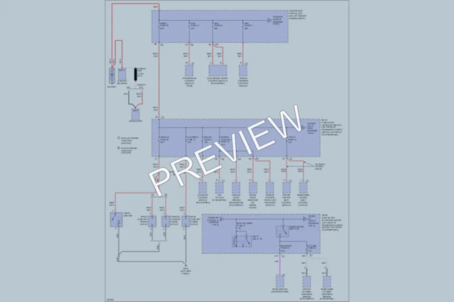 2006 Chevrolet Malibu Power Distribution wiring diagram preview