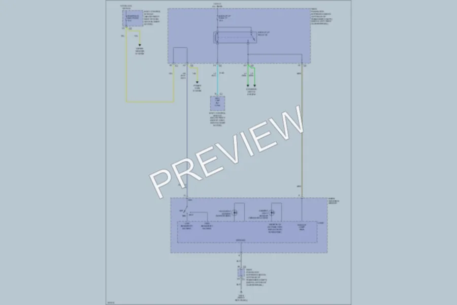 2006 Chevrolet Malibu Power Mirrors wiring diagram preview