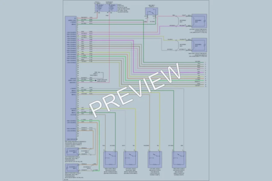 2006 Chevrolet Malibu Supplemental Restraints wiring diagram preview