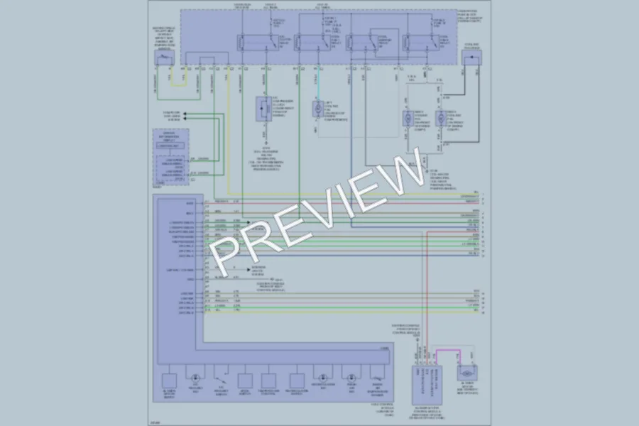 2006 Chevrolet MalibuMaxx Air Conditioning wiring diagram preview