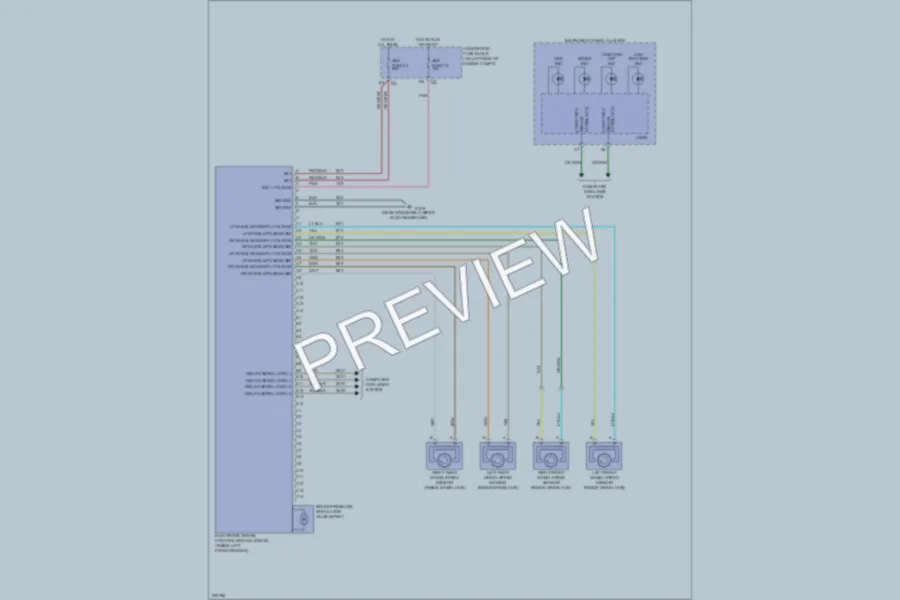 2006 Chevrolet MalibuMaxx Anti Lock Brakes wiring diagram preview