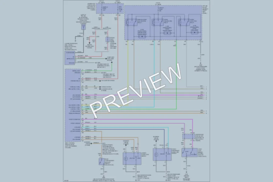 2006 Chevrolet MonteCarlo Power Door Locks wiring diagram preview