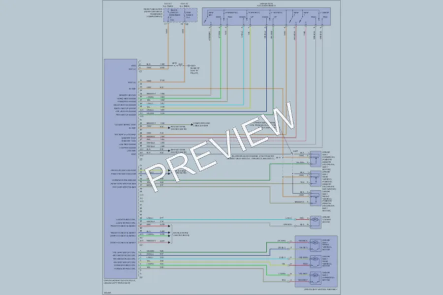 2006 Chevrolet SSR Memory Systems wiring diagram preview