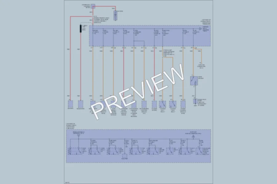 2006 Chevrolet SSR Power Distribution wiring diagram preview