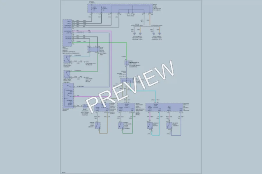 2006 Chevrolet TrailBlazer Interior Lights wiring diagram preview