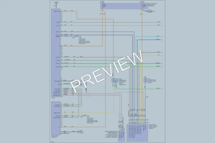 2006 Chevrolet TrailBlazer Radio wiring diagram preview