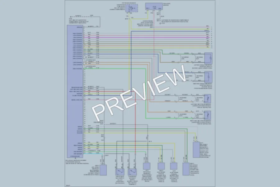 2006 Chevrolet TrailBlazer Supplemental Restraints wiring diagram preview