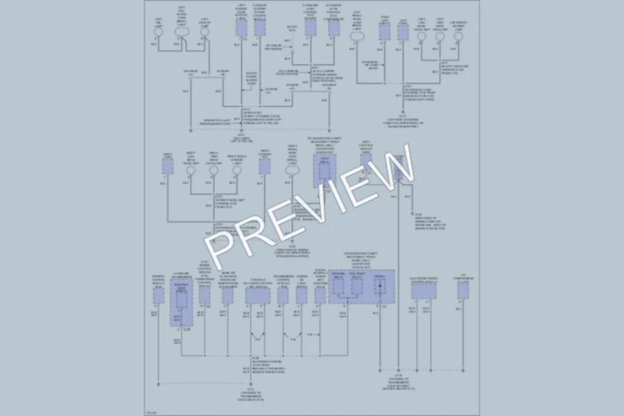 2006 Chevrolet Uplander Ground Distribution wiring diagram preview
