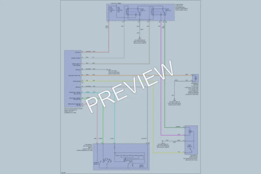 2006 Chevrolet Uplander Wiper Washer wiring diagram preview