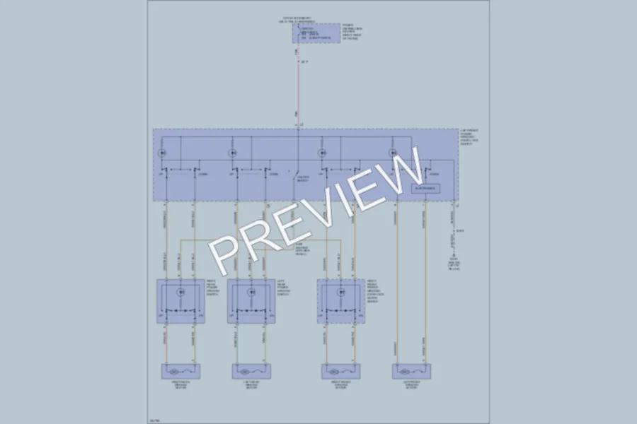 2006 Chrysler 300 Power Windows wiring diagram preview